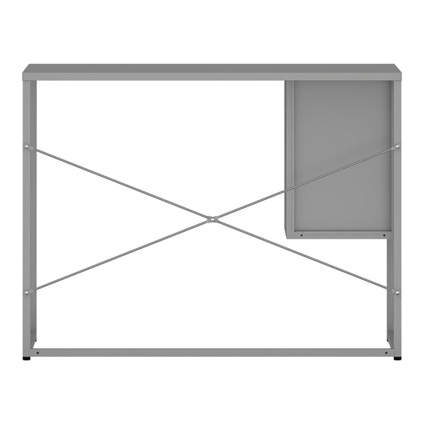 Psací stůl Sund ocel 75x100x50 cm šedý [en.casa]