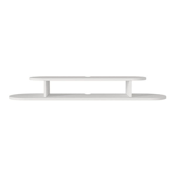 TV závěsný lowboard Targema 120x30x16 cm bílý [en.casa]