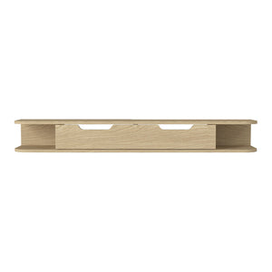 TV závěsná skříňka Karjali 150x30x19 cm dubový dekor [en.casa]