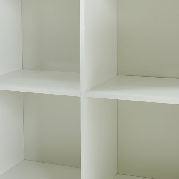 Sideboard Reyri 90x80x35 cm Bílá/Zlatá [en.casa]