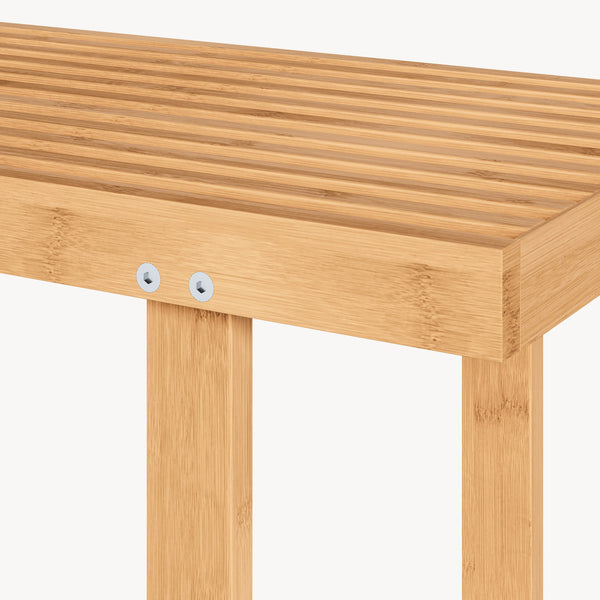 Lavice Aarela 91x41x38 cm bambus [en.casa]