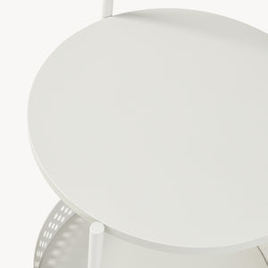 Servírovací vozík Jässaatka ocel 76x40 cm šedý [en.casa]