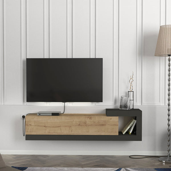 Televizní skříňka Luhanka 150x29,5x38,5cm Dub v různých barvách [en.casa]