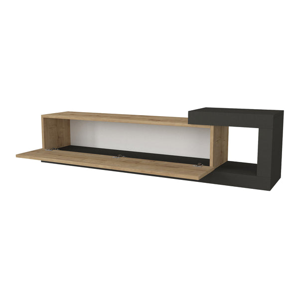Televizní skříňka Luhanka 150x29,5x38,5cm Dub v různých barvách [en.casa]