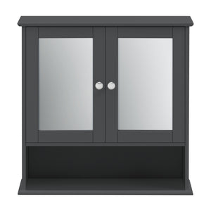 Koupelnová skříňka Linz 58x56x13 cm s zrcadlem různé barvy MDF en.casa