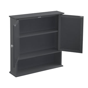 Koupelnová skříňka Linz 58x56x13 cm s zrcadlem různé barvy MDF en.casa