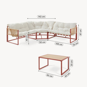Lounge set Karg [casa.pro]