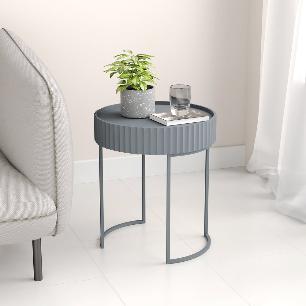 Přístavný stolek Rill 46xØ40 cm [en.casa]