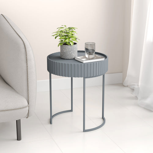 Přístavný stolek Rill 46xØ40 cm [en.casa]