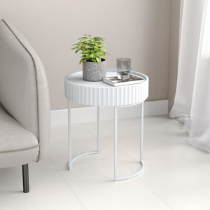 Přístavný stolek Rill 46xØ40 cm [en.casa]