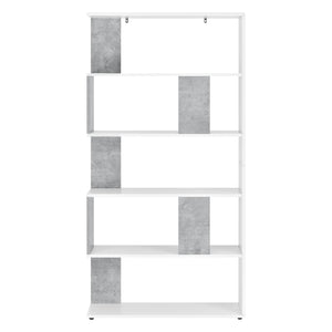 Knihovna Aneby 159x80x24cm s 5 policemi různé barvy [en.casa]