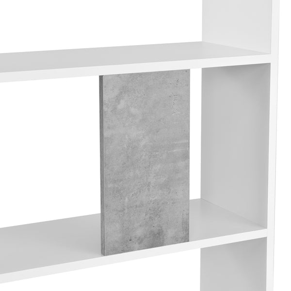 Knihovna Aneby 159x80x24cm s 5 policemi různé barvy [en.casa]
