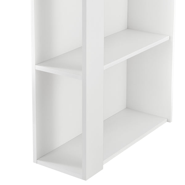 Barový stůl Danderyd 120x60x106 cm s 3 odkládacími přihrádkami [en.casa]