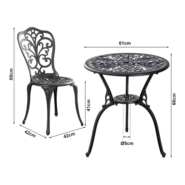 Bistro-sada Lupsam 3dílná [casa.pro]