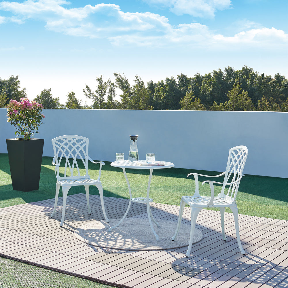 Bistro-sada Vena 3dílná, odlitá z hliníku [casa.pro]