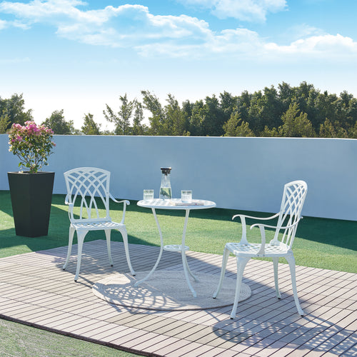 Bistro-sada Vena 3dílná, odlitá z hliníku [casa.pro]