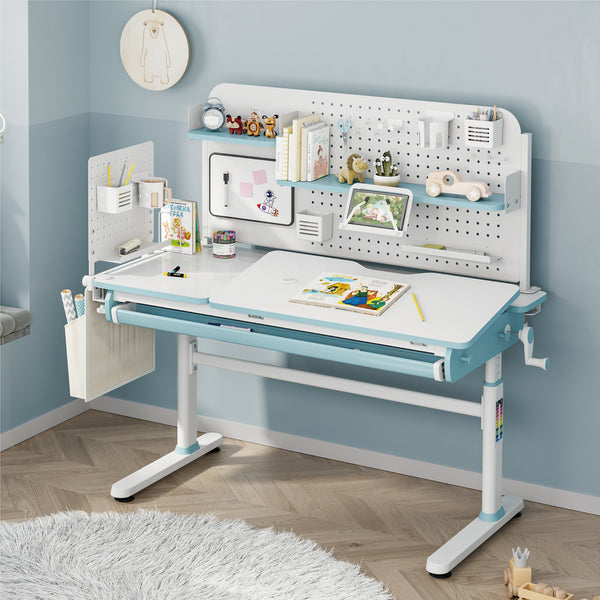 Organizér na stůl k připevnění Sauda 114x68 cm ocel [en.casa]