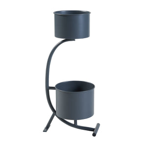 Stojan na květiny Almelo 63x29x21cm kov [en.casa]