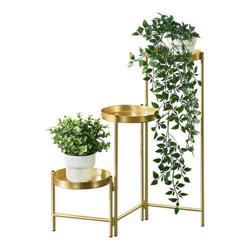 Blumenständer Kallo Messingfarben [en.casa] - premiumXL