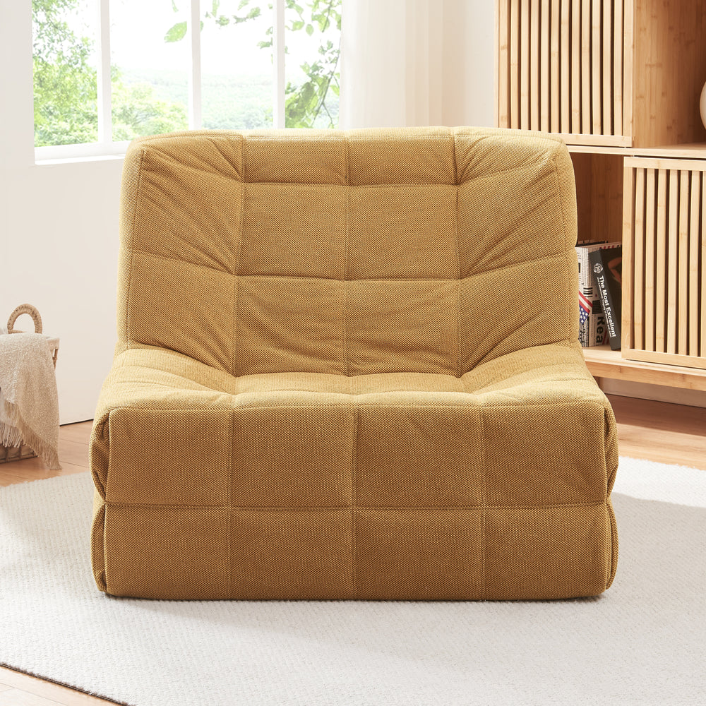Podlahové křeslo Koskyvn 75x90x100 cm textil [en.casa]