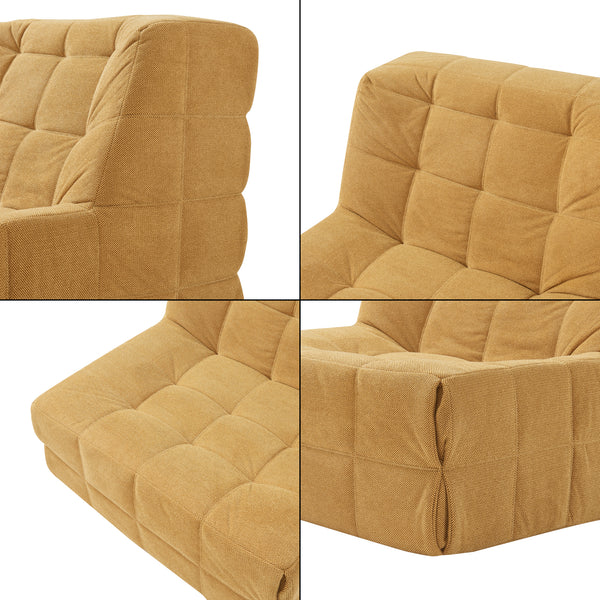 Podlahové křeslo Koskyvn 75x90x100 cm textil [en.casa]