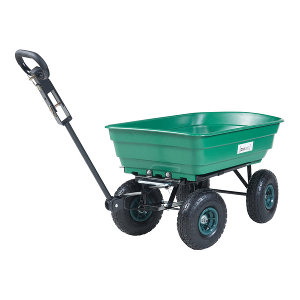 Bollerwagen Corfinio 111x51 cm max. 250kg Zelená/Černá [pro.tec]