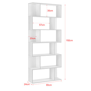 [en.casa] Knihovna "Oxford" ABBS-600x 6 poliček