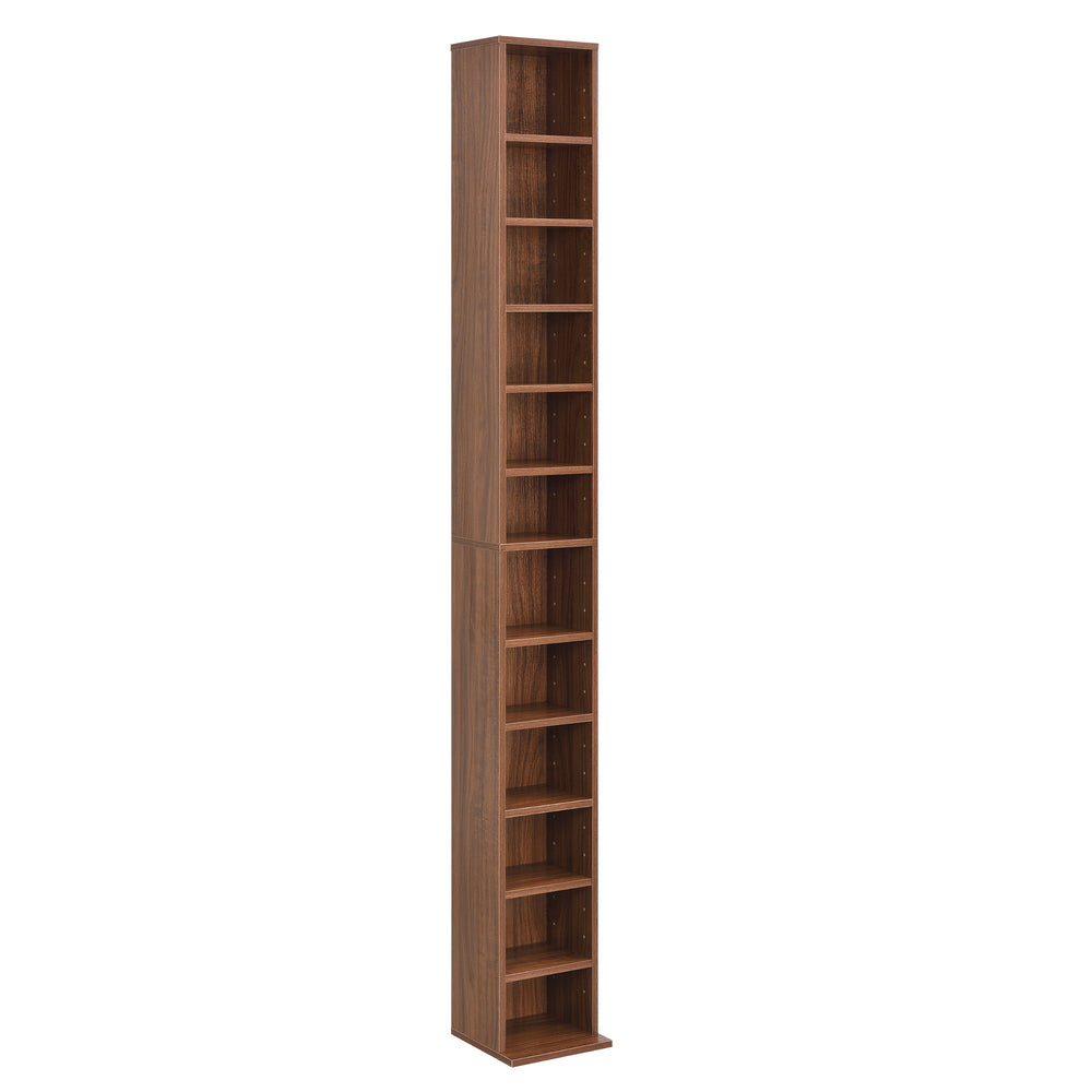 CD Regal Tynset 175x20x20 cm mit 12 Fächern [en.casa] - premiumXL