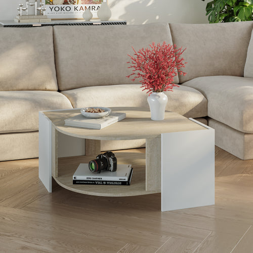 Konferenční stolek Klipsari 75x75x40 cm [en.casa]