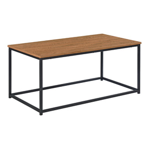 Konferenční stolek Esbjerg 100x55x45cm tmavý dřevěný odstín en.casa