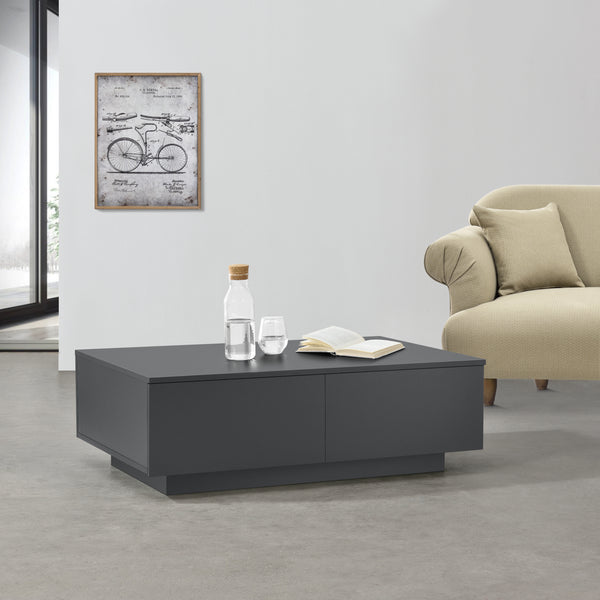 Konferenční stolek Kagiso 95x60x31 cm 4 zásuvky různé barvy en.casa
