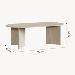 Konferenční stolek Kynd 119x60x40 cm [en.casa]