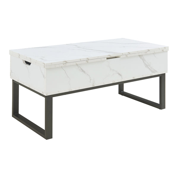 Konferenční stolek Rauli s výklopnou deskou a úložným prostorem 100x50x47 cm [en.casa]
