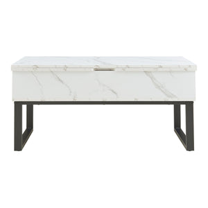 Konferenční stolek Rauli s výklopnou deskou a úložným prostorem 100x50x47 cm [en.casa]