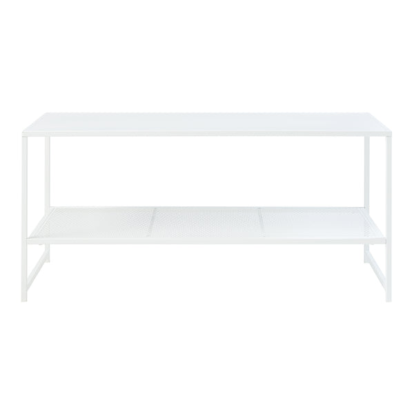 Konferenční stolek Ruokolahti ocel 102x43x46cm [en.casa]