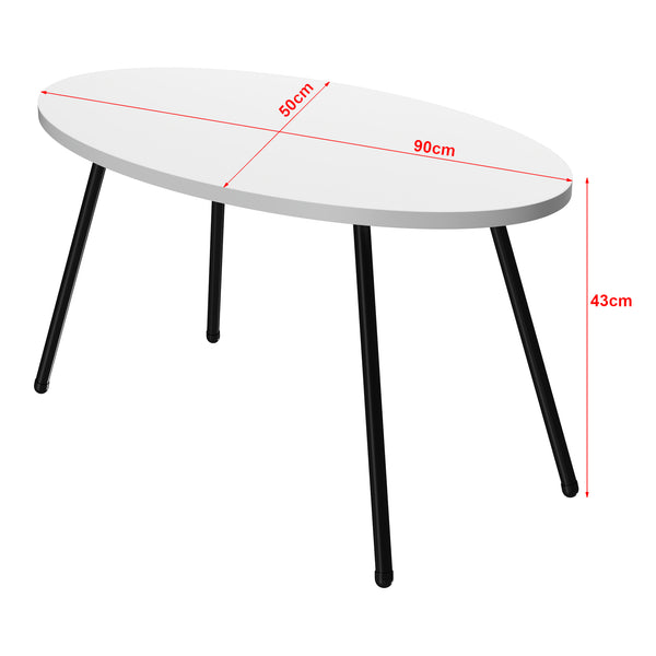 Konferenční stolek Skærbæk 43 x 90 x 50 cm v různých barvách [en.casa]