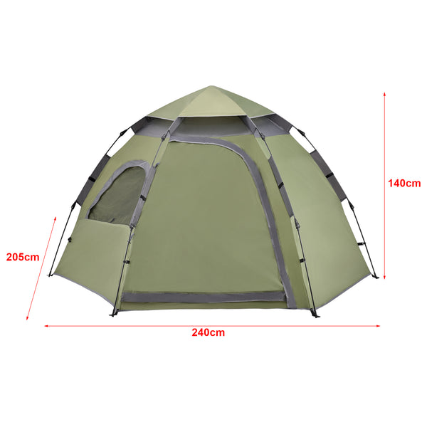 Stanový stan Nybro Pop Up kupolový stan 240x205x140cm v různých barvách [pro.tec]