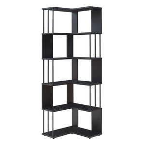 Rohová police Afrel 160x54x54 cm [en.casa]