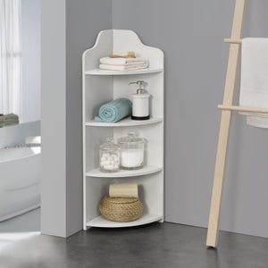 Rohová police Bjurholm 90x28x28 cm [en.casa]