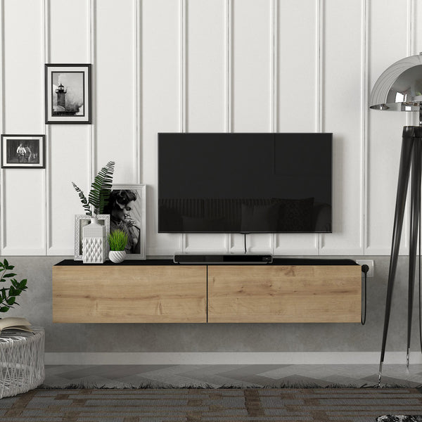Televizní skříň Toivakka 135x31x25cm v různých barvách [en.casa]