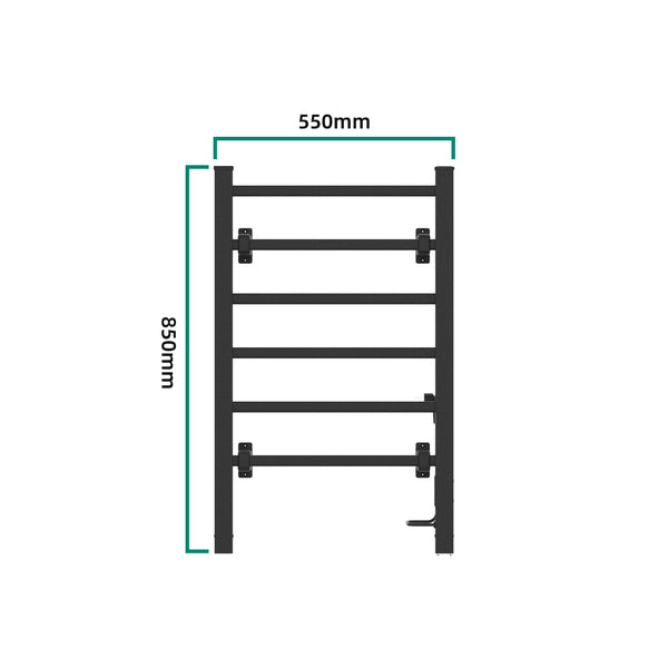Elektrický topný žebřík na ručníky Savitaipale 85x55cm v různých barvách [pro.tec]