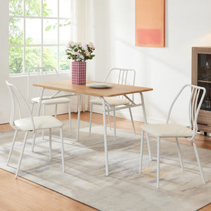 Jídelní sada Omso 5dílná [en.casa]
