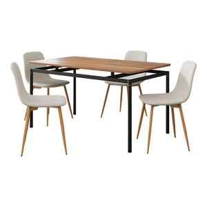 Jídelní sestava Hemnes 5dílná [en.casa]