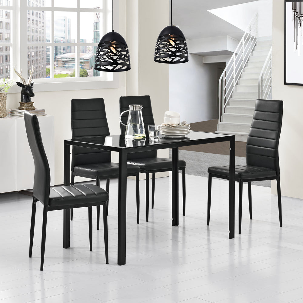 [en.casa]® Jídelní set 1+4 HTAT+HTCC