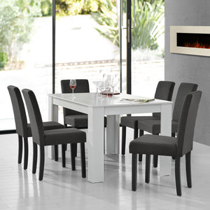 [en.casa]® Jídelní sestava - 1x HTFU140x + 6x HTMY-9707