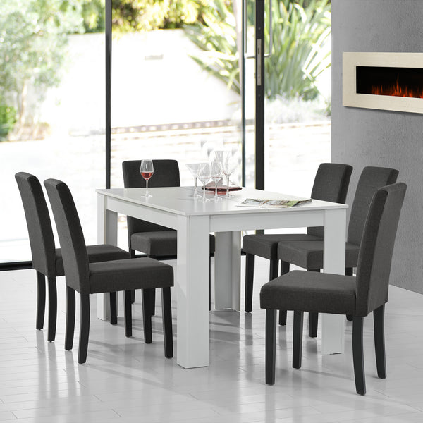 [en.casa]® Jídelní sestava - 1x HTFU140x + 6x HTMY-9707