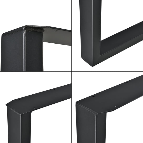 [en.casa]® Stolní nohy AATL-57xx obdélníkové