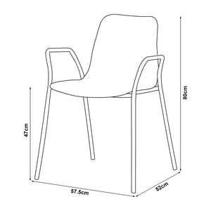 Jídelní židle Kankaanpää v různých barvách [en.casa]