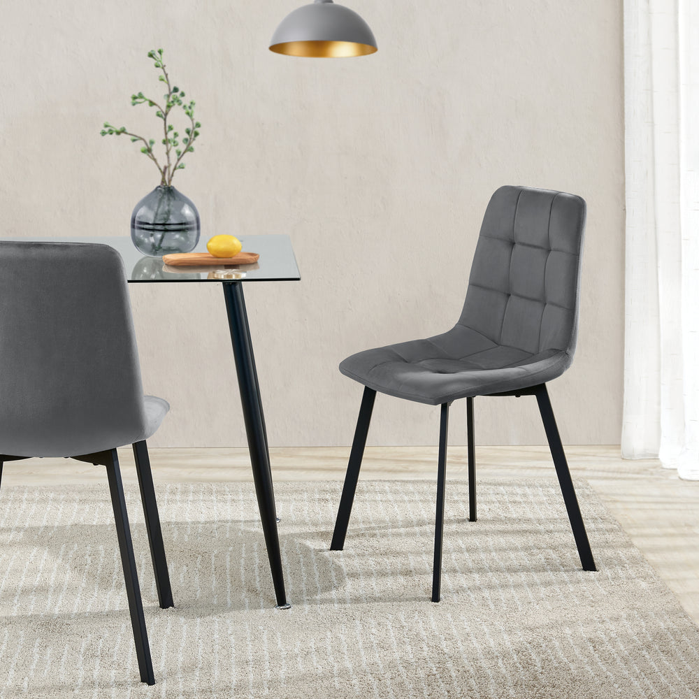 Esszimmerstuhl Lexnitz 2er Set in versch. Farben [en.casa] - premiumXL
