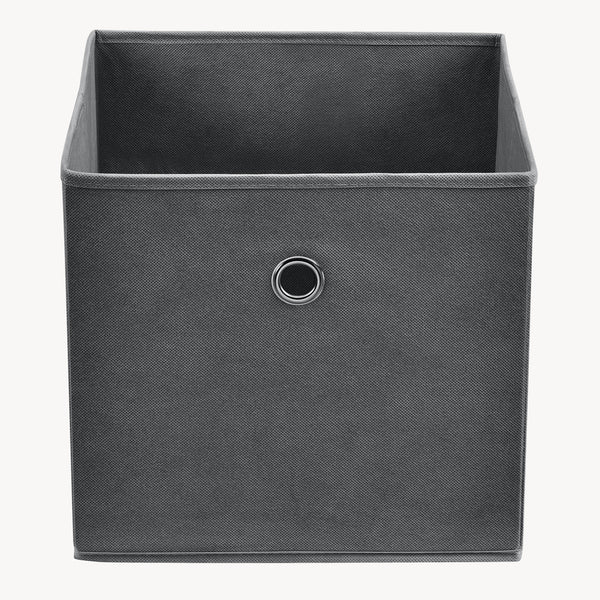 Skládací krabice sada 10 ks 30x30x28 cm netkaná textilie různé barvy en.casa